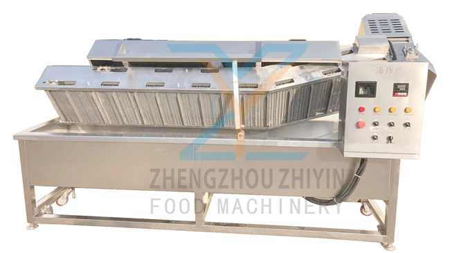 Industrial Frying Machine Stainless Steel Electric Heating Food Frying Equipment Custom Nut Seafood Frying Machine